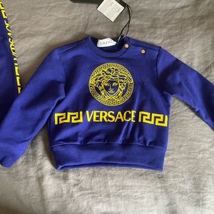 Greca Logo Sweatshirt Size: (IT) 9- 12M .